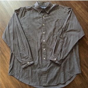 Polo Golf by Ralph Lauren Long-Sleeve Check Button-Down Shirt Dark Gray